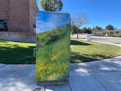 beautifying electric boxes with vinyl adhesive film|vinyl wrap for utility box.